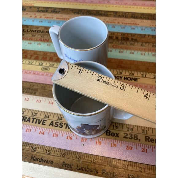 Vintage Norman Rockwell Museum Inc. Looking Out to Sea 1985 Coffee Mug Pair 2 - Picture 11 of 11